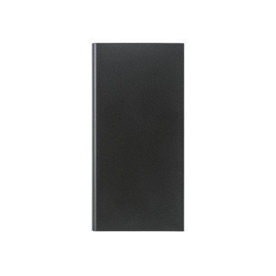 CLERK. 8.000 mAh power bank with solar panel in 100 recycled aluminium